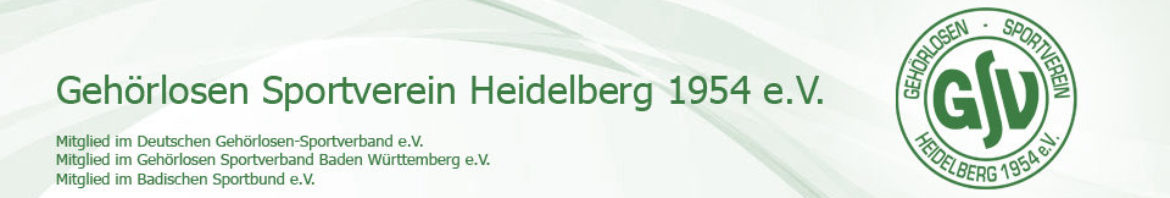 ffizielle Webseite des GSV Heidelberg 1954 e. V.