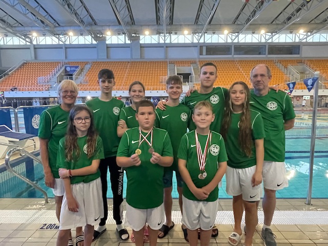 Das Schwimmteam des GSV Heidelberg